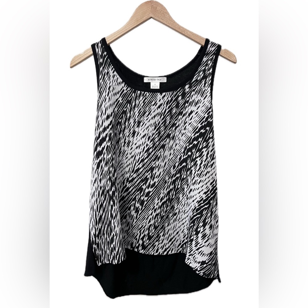 August Silk Tank Top Blouse